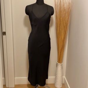 Babaton black slip dress, size XS